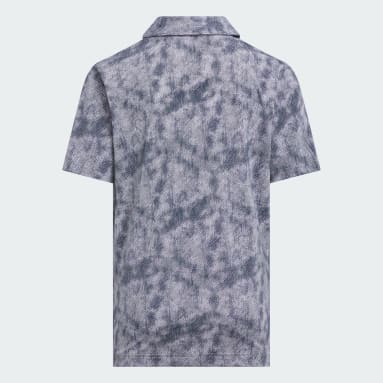 Performance Textured Print Polo Shirt Kids