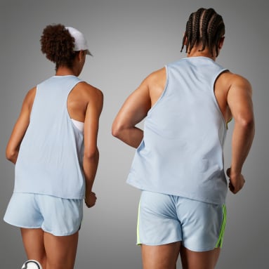 Break The Norm Running T-skjorte (unisex) Blå