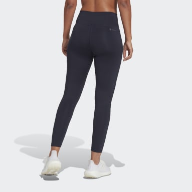 Ženy Cvičení A Trénink modrá Legíny Training Essentials High-Waisted 7/8