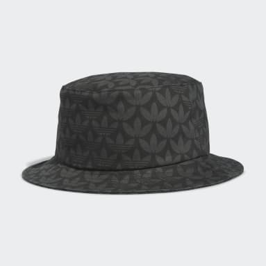 Originals Black Trefoil Monogram Bucket Hat