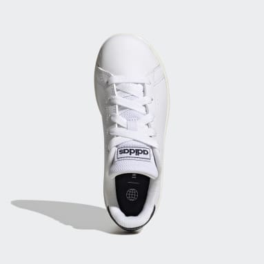 Kids Sportswear White Advantage Lifestyle Court Lace Shoes
