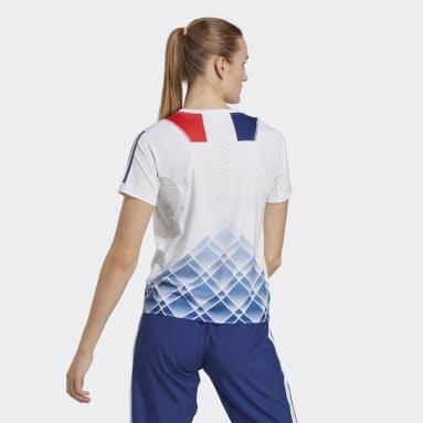 Dames Hardlopen Run Fast Allover Print T-shirt