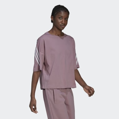 Women Sportswear Purple adidas Sportswear Future Icons 3-Stripes Tee