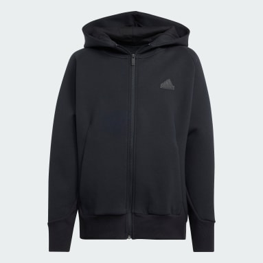 Děti Sportswear černá Mikina adidas Z.N.E. Full-Zip Kids