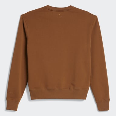 Polerón Basics Pharrell Williams Cuello Redondo (Unisex) Café Originals
