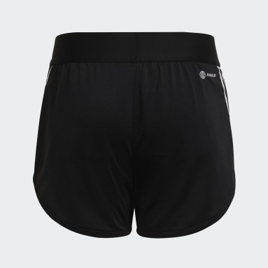 Short da allenamento AEROREADY 3-Stripes Knit Nero Ragazza Sportswear
