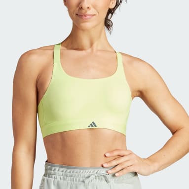 Women Training Green 테일러드 임팩트 럭스 트레이닝 하이 서포트 브라