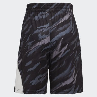Youth Lifestyle Black Water Tiger Camo Allover Print Shorts