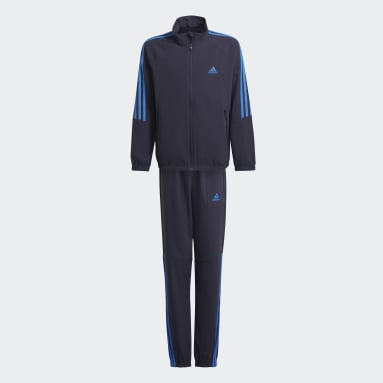 Boys Sportswear Blue Woven Set