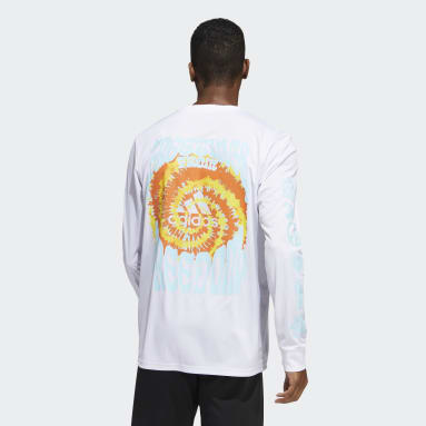 Freedom Running Graphic Long Sleeve T-skjorte Hvit