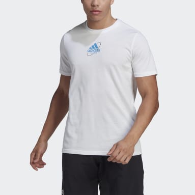 T-shirt graphique Thiem Blanc Hommes Tennis