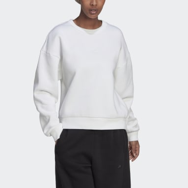 Women's Sportswear White ALL SZN Fleece Sweatshirt