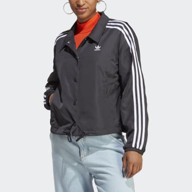 Coach jacket adicolor Classics 3-Stripes Nero Donna Originals
