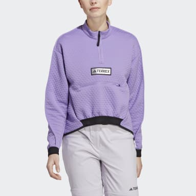Terrex Utilitas Half-Zip Fleece Jakke Lilla