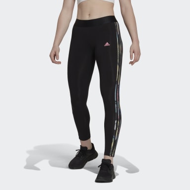 Leggings 3-Stripes LOUNGEWEAR Essentials Preto Mulher Sportswear