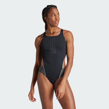 Adidas high neck swimsuit top