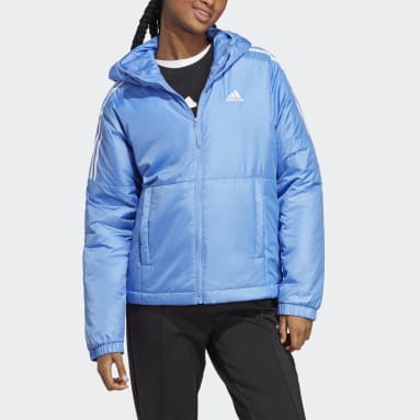Casaca Térmica Essentials con Capucha Azul Mujer Sportswear