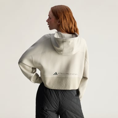 Blusa Capuz Cropped adidas by Stella McCartney Sportswear