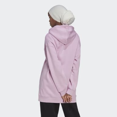 ALL SZN Fleece Long Hettegenser Lilla