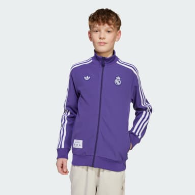 Tepláková bunda Real Madrid Terrace Icons Kids