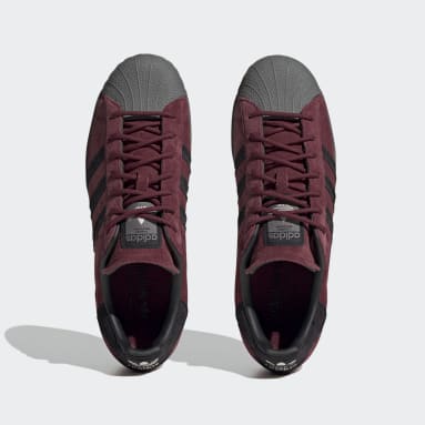 남성 Lifestyle Burgundy 슈퍼스타
