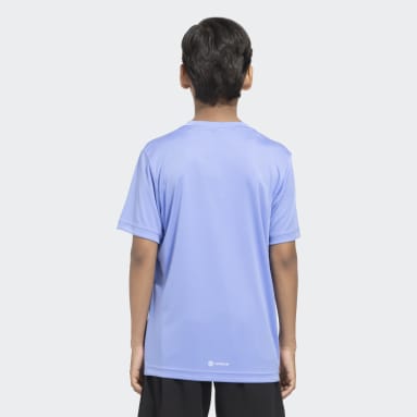Girls Training Blue SPORTS PERFORMANCE TEE