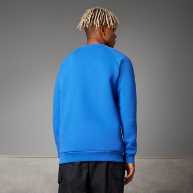 Mænd Fodbold Blå Olympique Lyon Essentials Trefoil Crew sweatshirt
