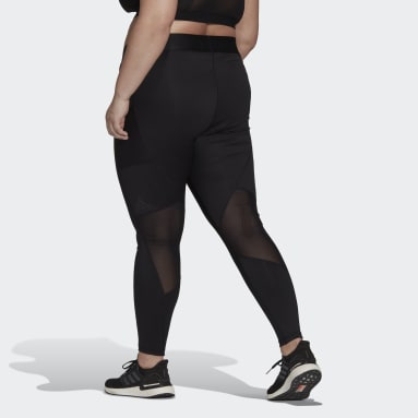 Women Yoga Black Techfit Period-Proof Leggings (Plus Size)