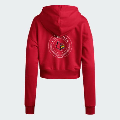 Louisville Essentials 3-Stripes French Terry Cropped Hoodie