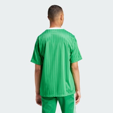 adidas Two-Colored Ribbed Tee - Green