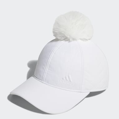 Women Golf White 콜드레디 폼폼 캡