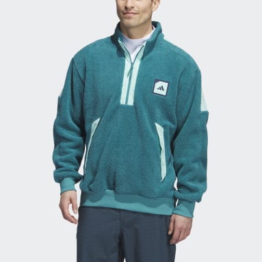 Camisola com Meio-Fecho em Fleece Acolchoada Adicross Turquesa Homem Golfe