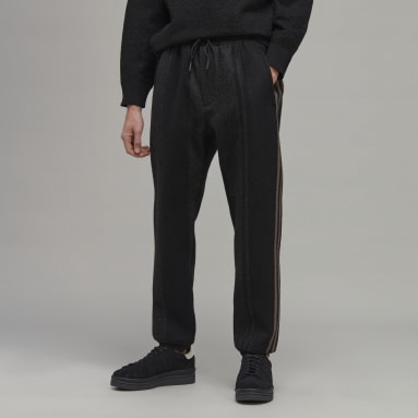 Pantalon de survêtement droit à 3 bandes façonnées noir Hommes Y-3