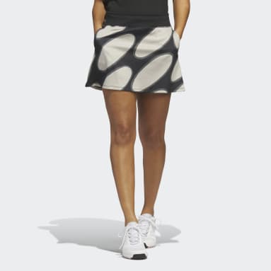 Women Golf Black Marimekko 15-Inch Skirt