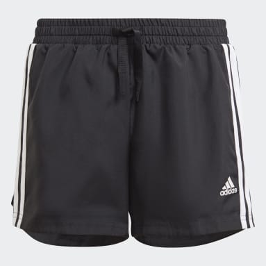 Pantalón corto adidas Designed To Move 3 bandas Negro Niña Sportswear