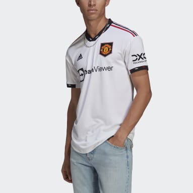 Muži Fotbal bílá Venkovní dres Manchester United 22/23 Authentic