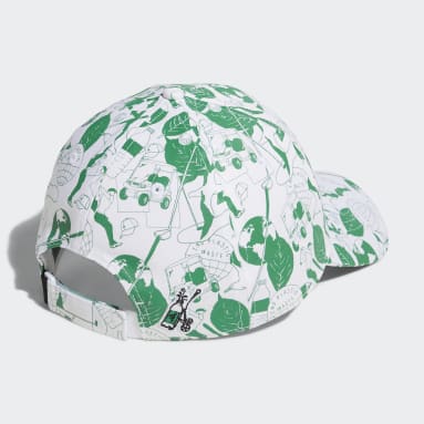 Men Golf White Monogram Cap