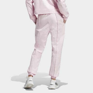 Pantalón Holgado con Estampado de Cristales Sanadores Rosado Mujer Sportswear