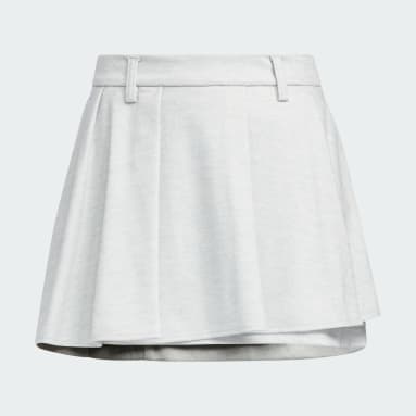 Woolblended Front-Pleated Skirt