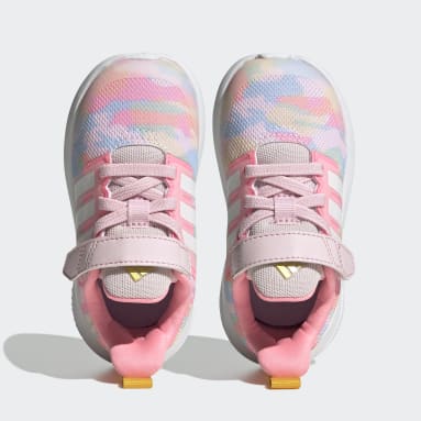 Chaussure de running à lacets élastiques et scratch sur le dessus FortaRun 2.0 Cloudfoam Sport Rose Bambins & Bebes 0-4 Years Sportswear
