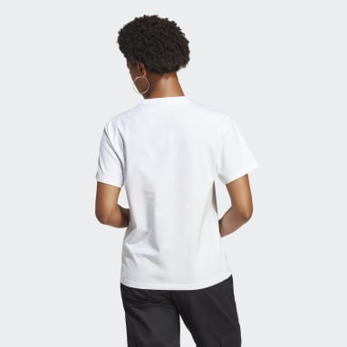 Frauen Originals adicolor Classics Trefoil T-Shirt Weiß