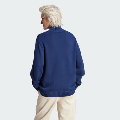 Bluza Premium Essentials Knit Niebieski