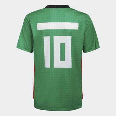 Camisa adidas Tiro x LEGO® Verde Meninos Futebol