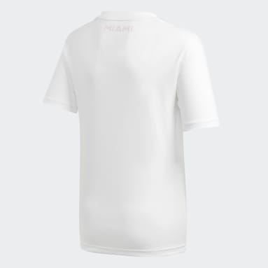 Camiseta primera equipación Inter Miami CF Blanco Niño Fútbol