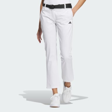 Women Golf White 스트레치 부츠컷 팬츠