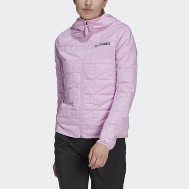 Women TERREX Purple Terrex Multi Primegreen Hybrid Insulated Jacket