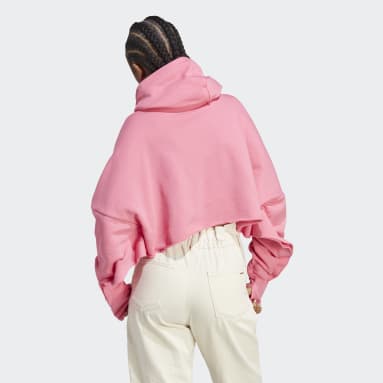 Sudadera con capucha Collective Power Cropped Rosa Mujer Sportswear