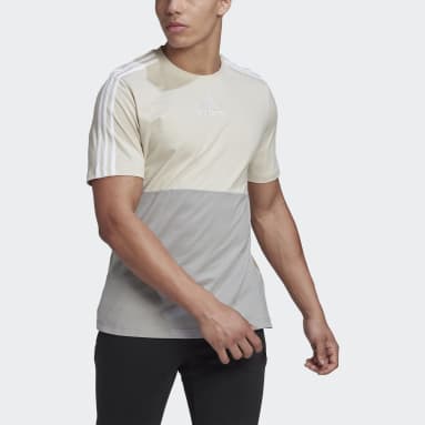 T-shirt colorblock Essentials Beige Hommes Sportswear