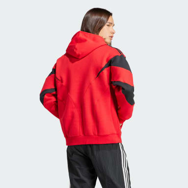 Camisola com Capuz adidas Rekive Vermelho Homem Originals