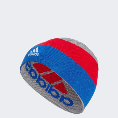 Children Snowboarding Grey Basic Beanie